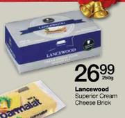 Lancewood Superior Cream Cheese Brick-250g