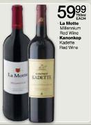 La Motte Millennium Red Wine/ Kanonkop Kadette Red Wine-750ml Each