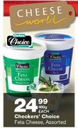 Checkers Choice Feta Cheese Assorted-400g Each