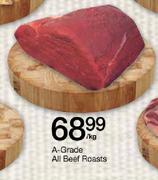 A-Grade All Beef Roasts-Per Kg