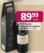 KWV Classic Cabernet Sauvignon Gift Box-1.5Ltr Each