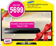 Samsung 3D HDR Plasma TV-43"