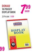 Donau 10 Pocket Display Book-Each
