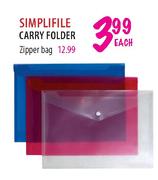 Simplifile Zipper Bag