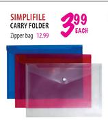Simplifile Carry Folder-Each