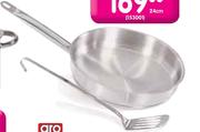 Aro Stainless Steel Professional Frypan-24cm
