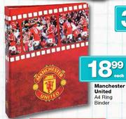 Manchester United A4 Ring Binder Each