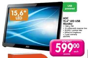 AOC LED USB Monitor-15.6"