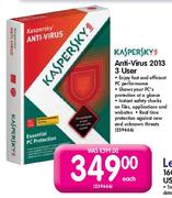 Kaspersky Anti-Virus 2013 3 User