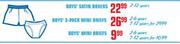 Boys 3-Pack Mini Briefs-7-12 Years