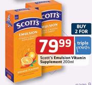 Scott's Emulsion Vitamin Supplement-2x200ml