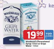 Woodward's Paracetamol Syrup-100ml Or Gripe Water-150ml Each