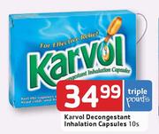 Karvol Decongestant Inhalation Capsules-10's Per Pack