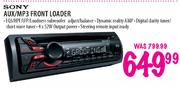 Sony Aux/MP3 Front Loader