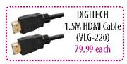 Digitech 1.5M HDMI Cable(VIG-220)-Each