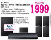 Sony Blu-Ray Home Theatre System(BDV-E190)