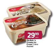 Ola Rich'n Creamy Ice Cream Assorted-2L Each