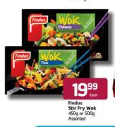Findus Stir Fry Wok Assorted-450g Or 500g Each