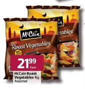 Mccain Roast Vegetables Assorted-1Kg Each