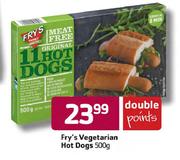 Fry's Vegetarian Hot Dogs-500g