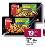 Findus Stir Fry Wok-450g Or 500g Each
