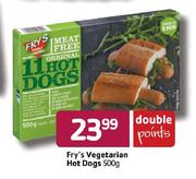 Fry's Vegetarian Hot Dogs-500g Each