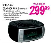 Teac CD/Clock Radio (CRX-250)-Each