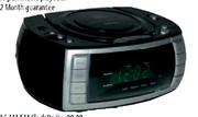 Teac AM/FM Clock Radio-Each