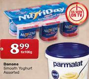 Danone Smooth Yoghurt Assorted -6x10g