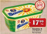 Sunshine D Lite Medium Fat Spread-1kg