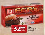 I&J Flaming Good Burgers-500g