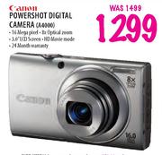 Canon Powershot Digital Camera(A4000)