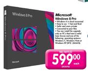 Microsoft Windows 8 Pro-Each
