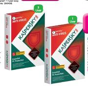 Kaspersky Anti-Virus 2013 1 User