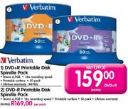 Verbatim DVD+R Printable Disk Spindle Pack