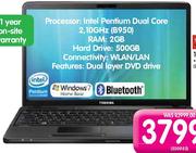 Toshiba 15.6" Laptop(C660-289)
