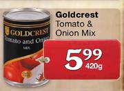 Goldcrest Tomato & Onion Mix-420g