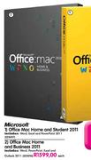 Microsoft Office Mac Home and Business 2011 Each