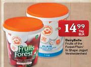 Dairybelle Fruits Of The Forget/Plain/In Shape Jogurt Verskeidenheid-1kg Elk