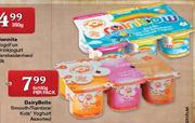 DairyBelle Smooth/Rainbow Kid's Yoghurt-6 x 100gm Per Pack