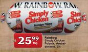 Rainbow Simply Chicken Polonie Verskeidenheid-1kg Elk