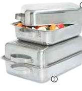 Catermate Stainless Steel Double Roaster Each