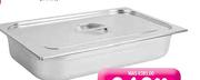 Steelking Stainless Steel Bain Marie Insert With Lid Third