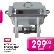 Aro Square Chafing Dish-4ltr