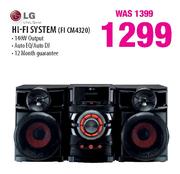 LG Hi-Fi System(FI CM 4320)