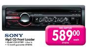 Sony Mp3 CD Front Loader (CDX-GT300)
