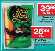 Fruti Flow Fruit Flavoured Dairy Blend Lollies-20's