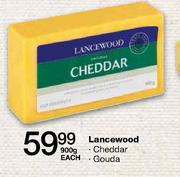 Lancewood Cheddar/Gouda-900g Each
