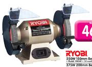 Ryobi 375W 200mm Bench Grinder (HBG-825B)