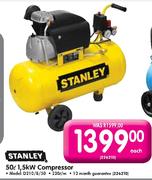 Stanley 1.5KW Compressor-50L Each